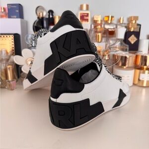 Karl Lagerfeld Monochrome Logo Sneakers